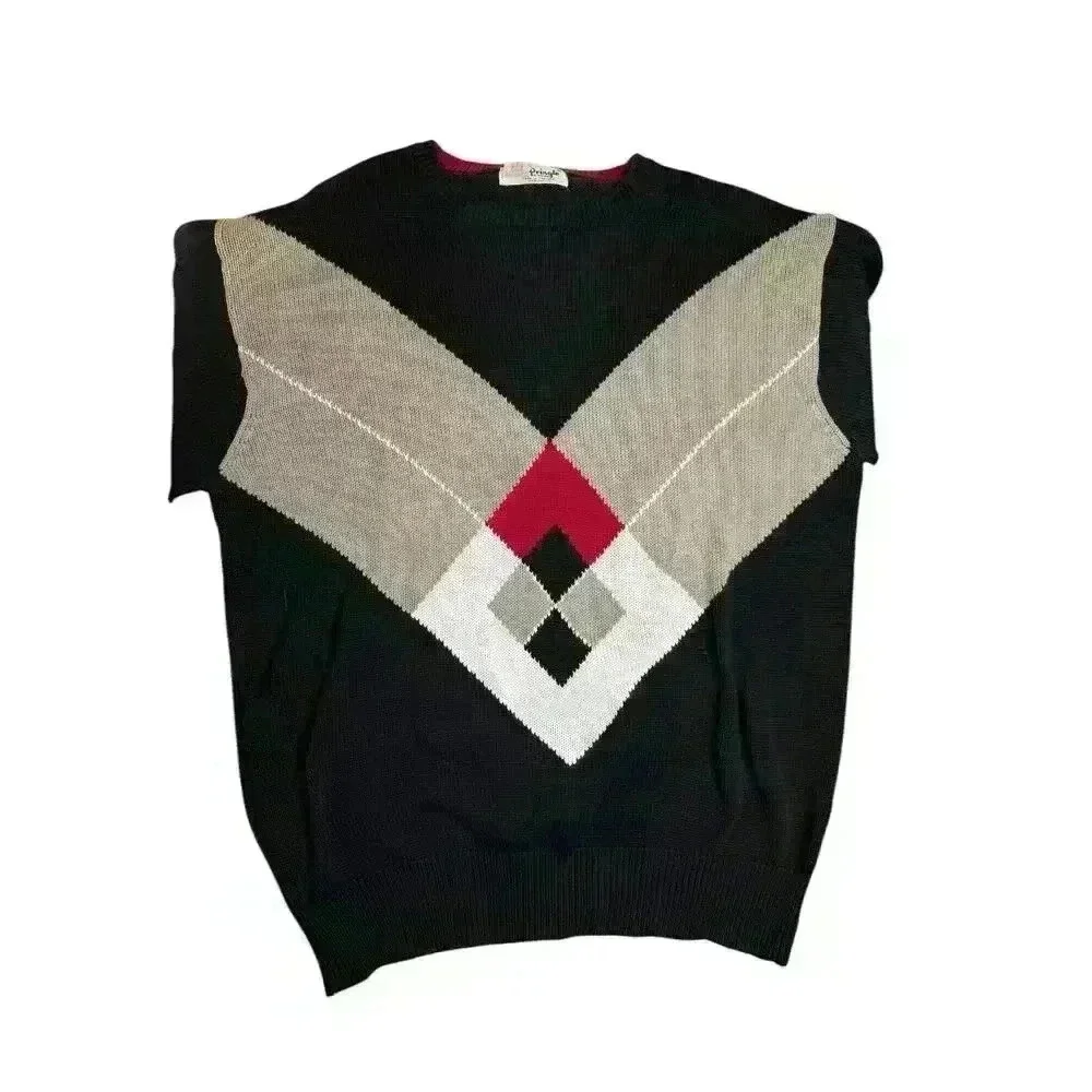 Vintage Pringle of Scotland 100% cotton sweater size medium
